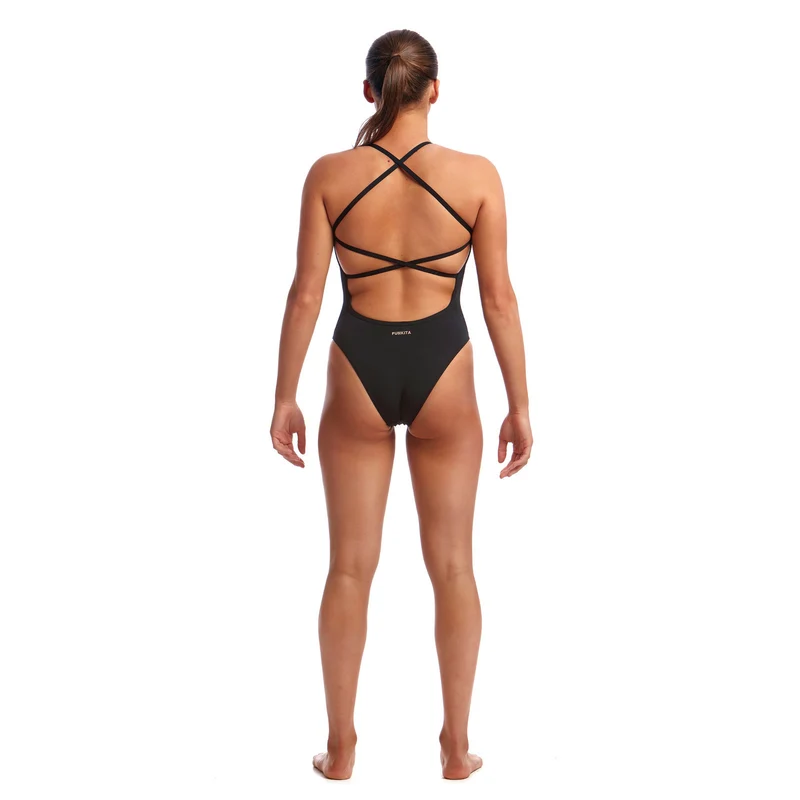 Funkita Damen Schwimmanzug Strapped In Bronzed