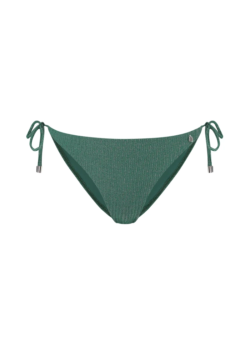 Green Glitter strik bikinibroekje