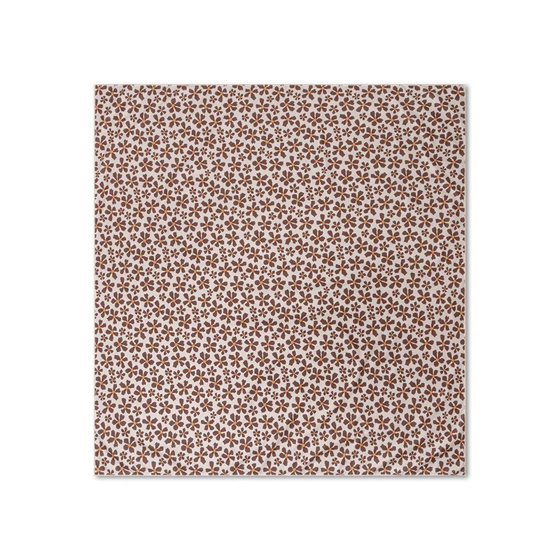 Beach Towel Microfiber - Brown - Wild Flower - 180 x 180 cm