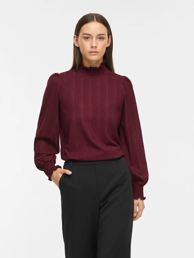 VILYRI L/S SMOCK TOP