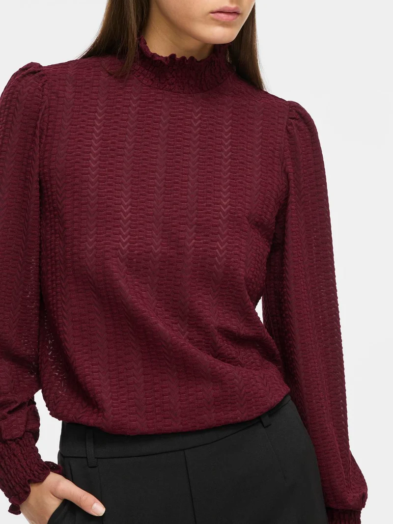 VILYRI L/S SMOCK TOP