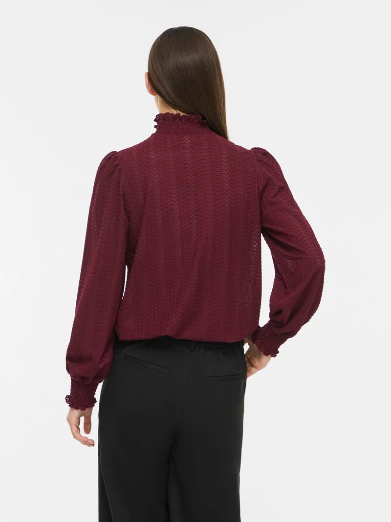 VILYRI L/S SMOCK TOP