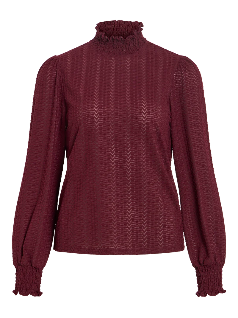 VILYRI L/S SMOCK TOP