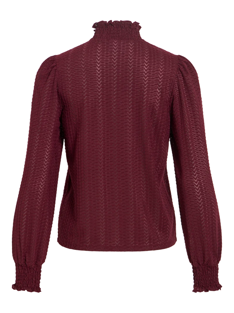 VILYRI L/S SMOCK TOP