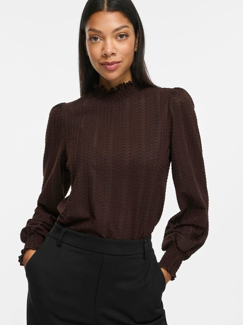 VILYRI L/S SMOCK TOP