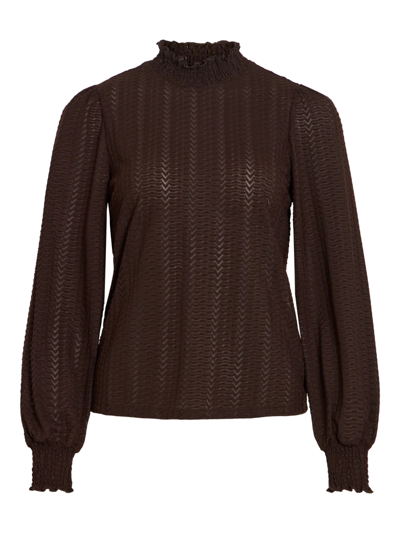 VILYRI L/S SMOCK TOP
