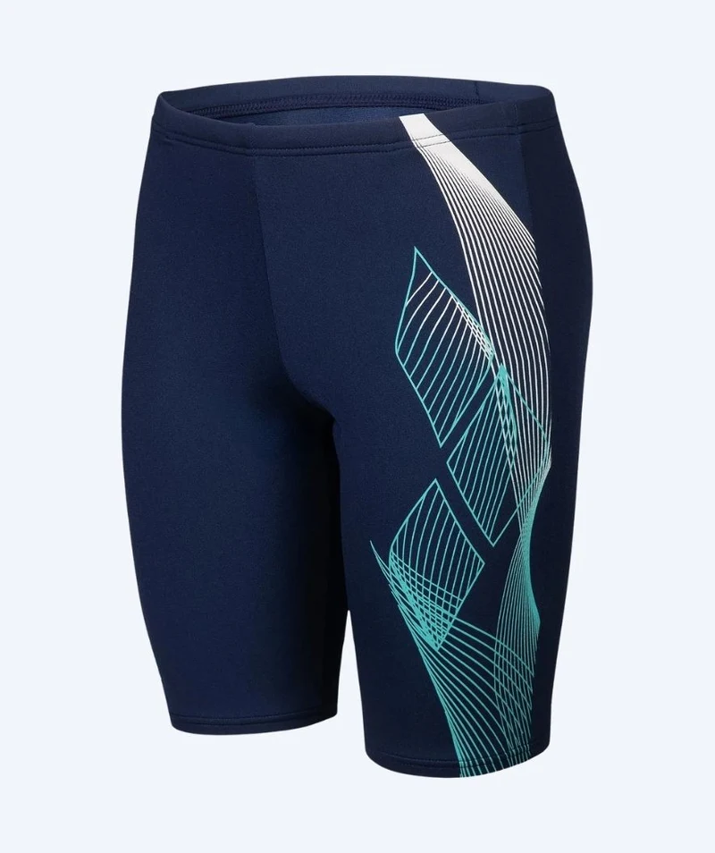 Arena lange Badehose für Jungen - Sea Water - Dunkelblau