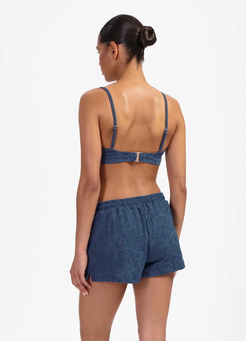 Nightsky Embroidery shortje
