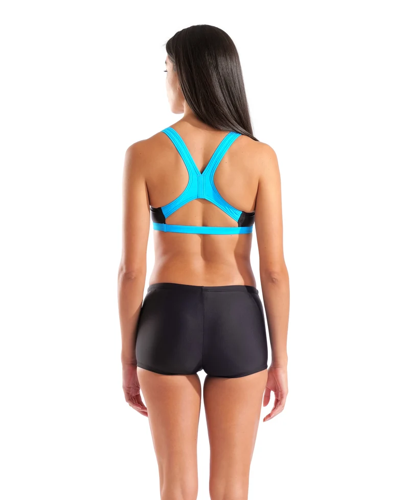Arena Damen Bikini Swim Pro Graphic Black-Türkis