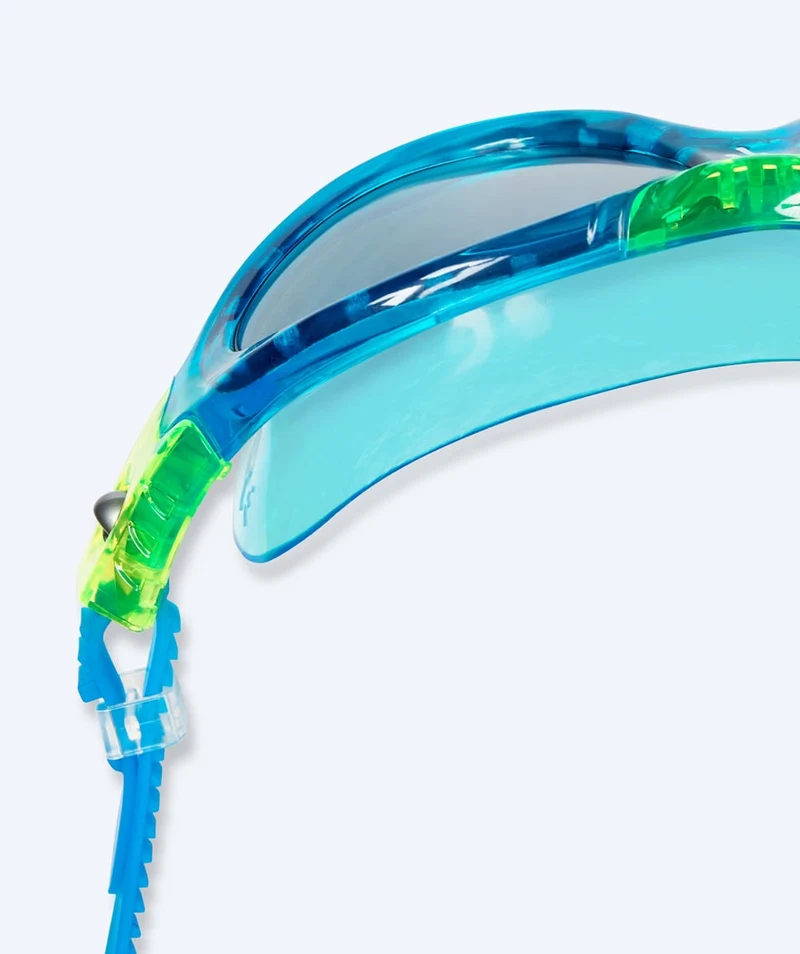 Watery Schwimmbrille für Kinder - Mantis 2.0 - Blau (Smoke Scheiben)