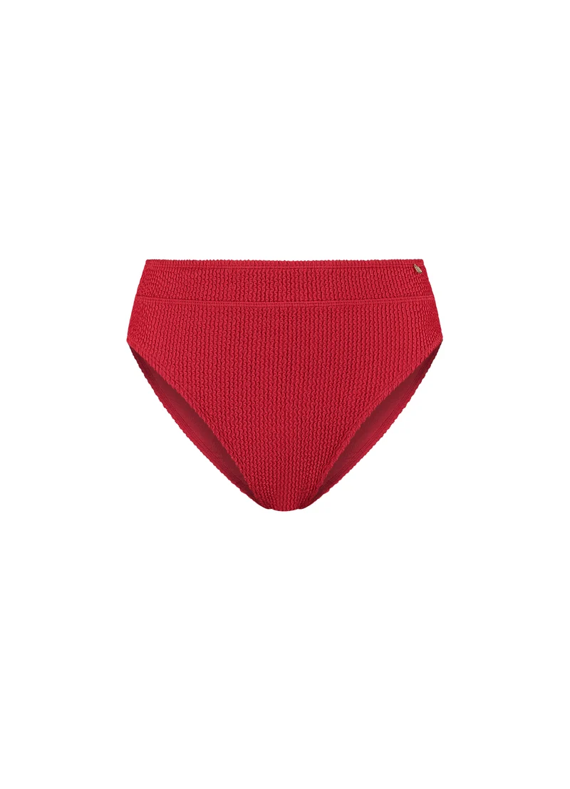 Lipstick Red high waist bikinibroekje