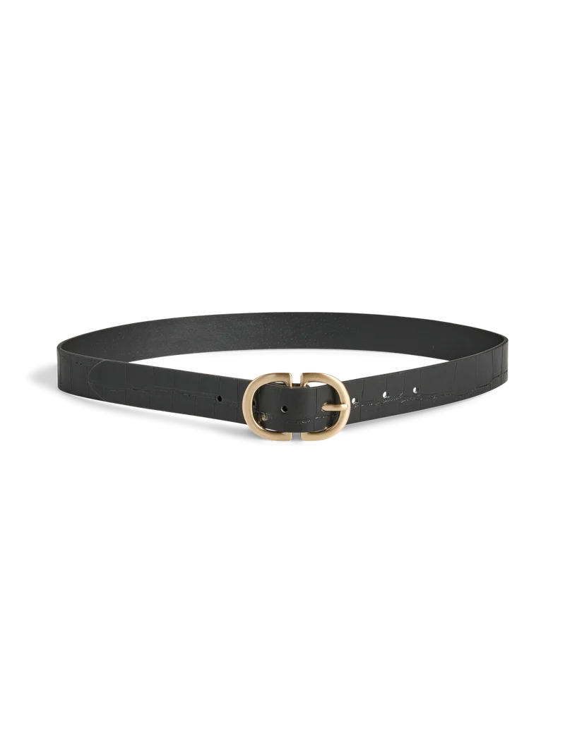 PCJUVA CROCO JEANS BELT NOOS