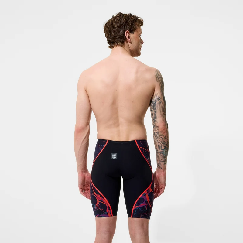 Men's Fastskin LZR Pure Intent 2.0 Printed High Waist Jammer Black/Red