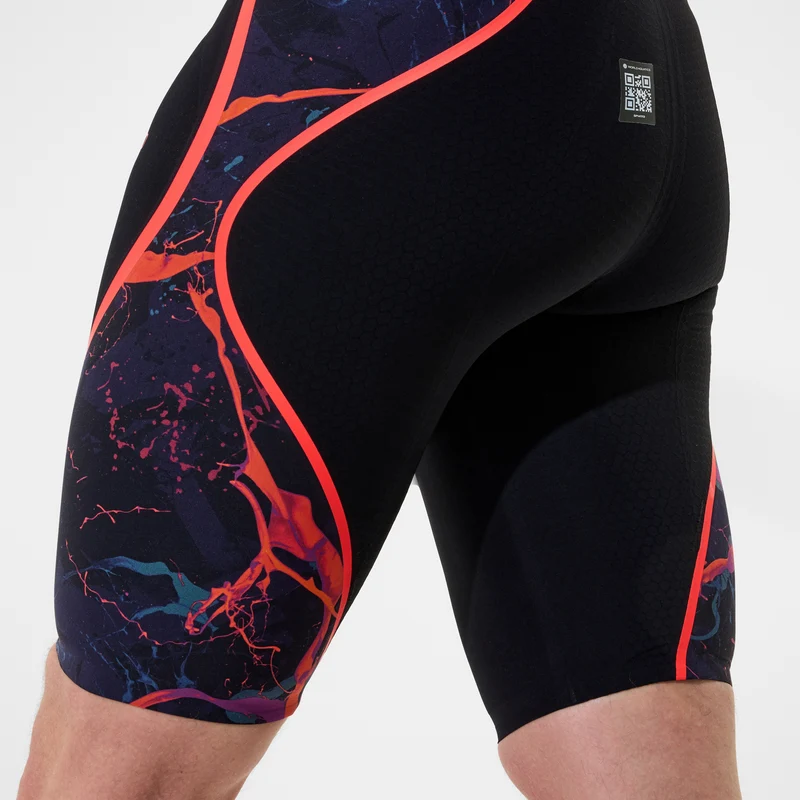 Men's Fastskin LZR Pure Intent 2.0 Printed High Waist Jammer Black/Red