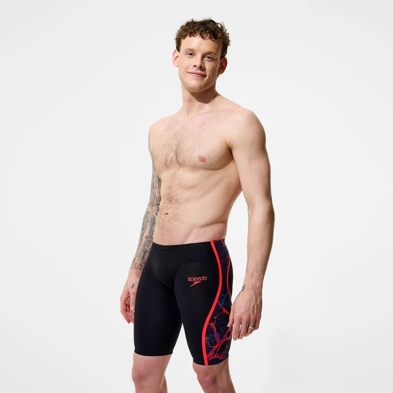 Men's Fastskin LZR Pure Intent 2.0 Printed Jammer Black/Red