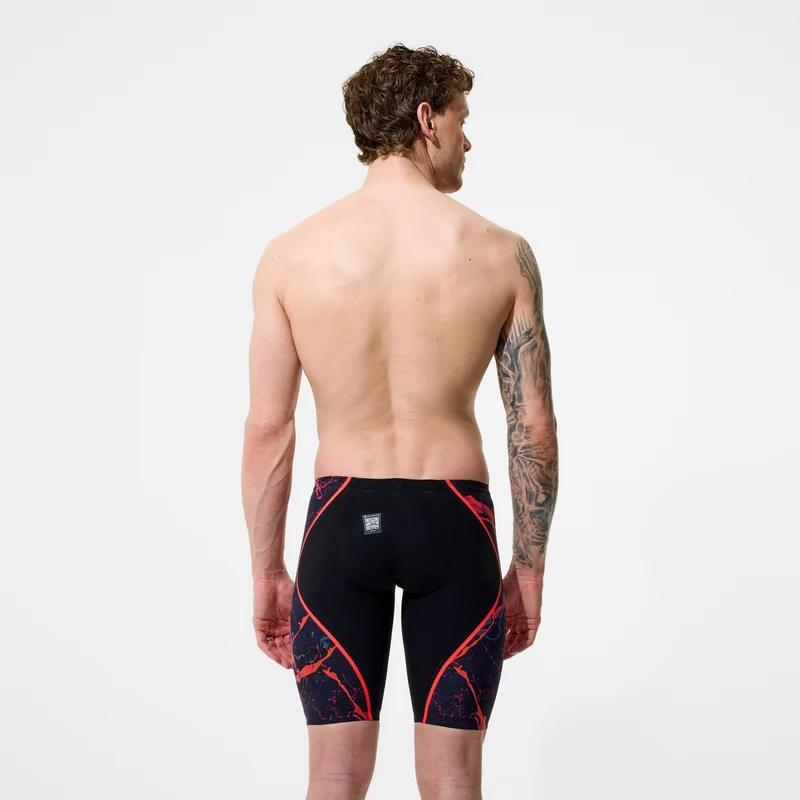 Men's Fastskin LZR Pure Intent 2.0 Printed Jammer Black/Red