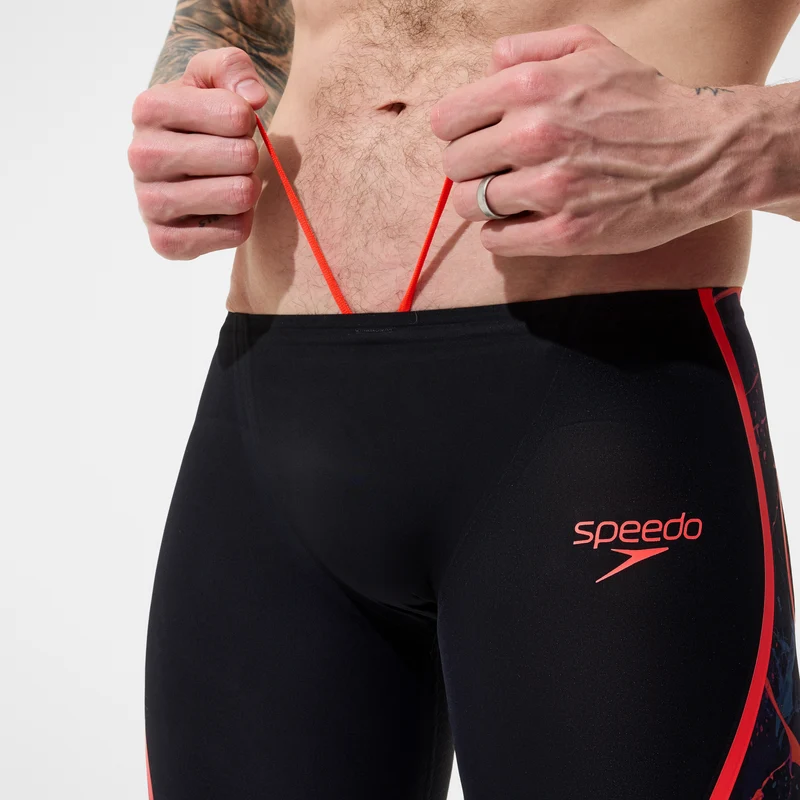 Men's Fastskin LZR Pure Intent 2.0 Printed Jammer Black/Red