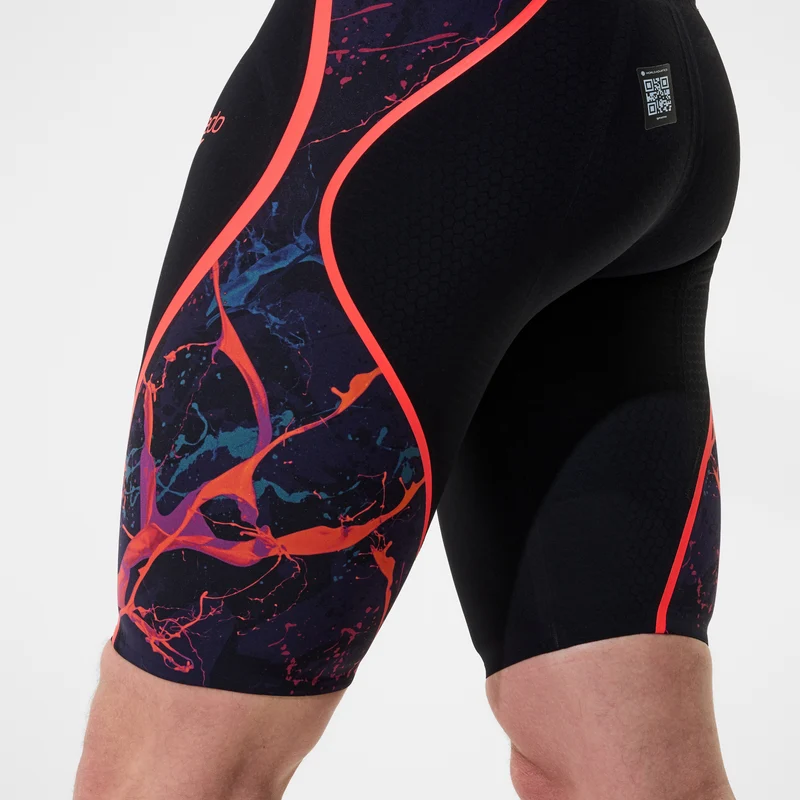 Men's Fastskin LZR Pure Intent 2.0 Printed Jammer Black/Red