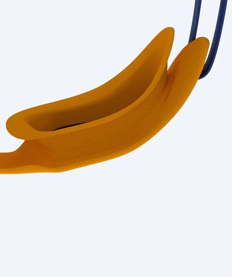 Speedo Schwimmbrille für Kinder - Hydropulse - Blau/Orange (Smoke Scheiben)