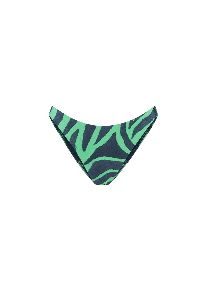 Green Tiger high leg bikinibroekje