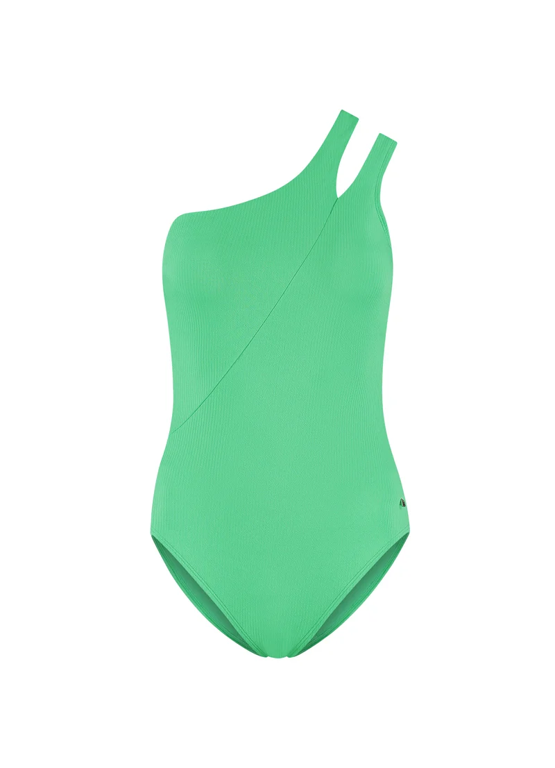 Spring Green one shoulder badpak