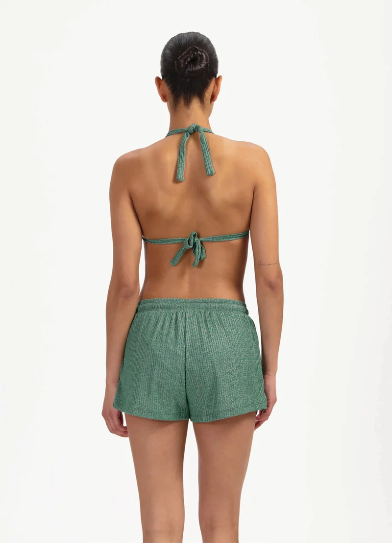 Green Glitter shortje