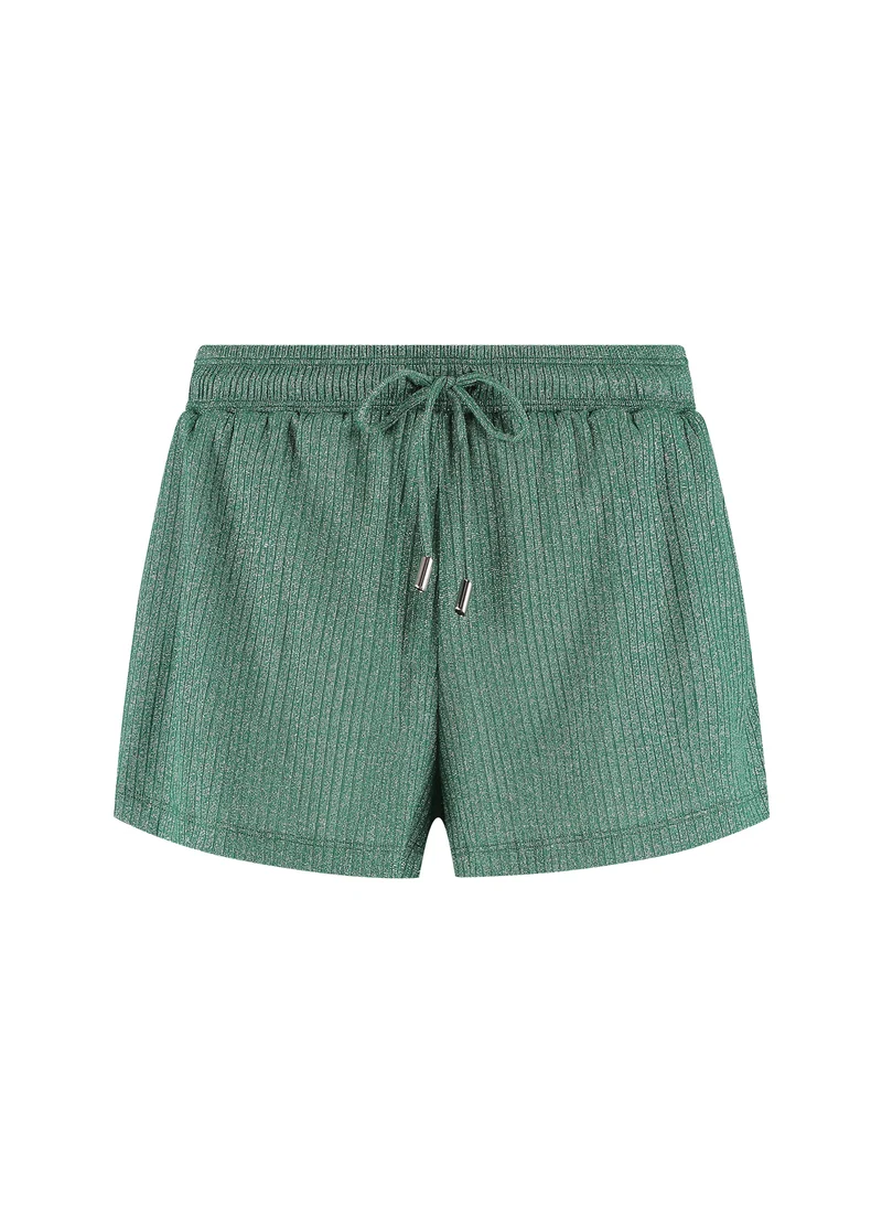 Green Glitter shortje