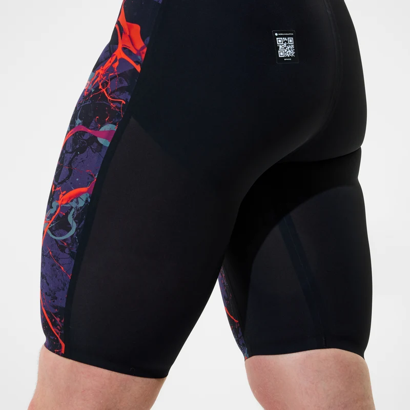Men's Fastskin LZR Pure Valor 2.0 Printed High Waist Jammer Black/Red