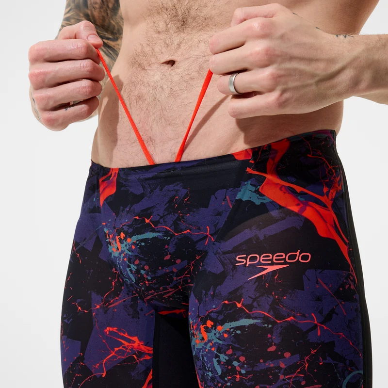 Men's Fastskin LZR Pure Valor 2.0 Printed Jammer Black/Red