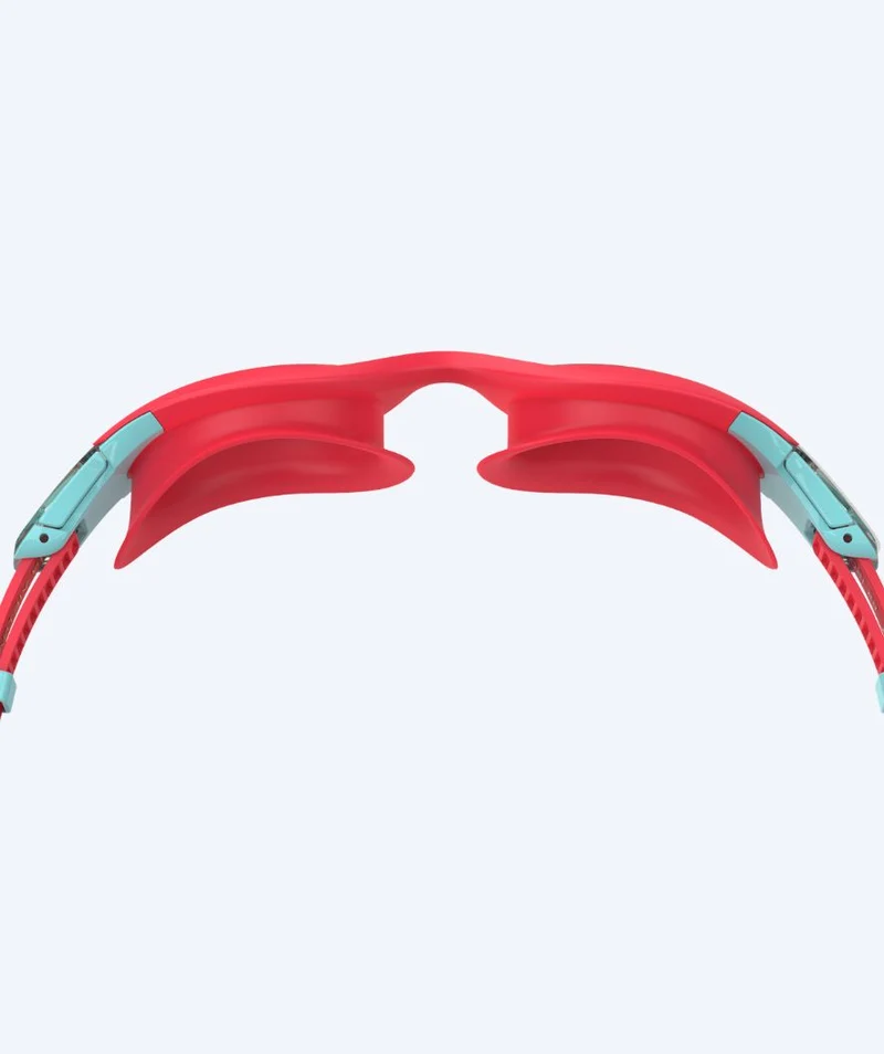 Speedo Schwimmbrille für Kinder (6-14) - Hydrosity 2.0 - Rot/Hellblau (Smoke Scheiben)