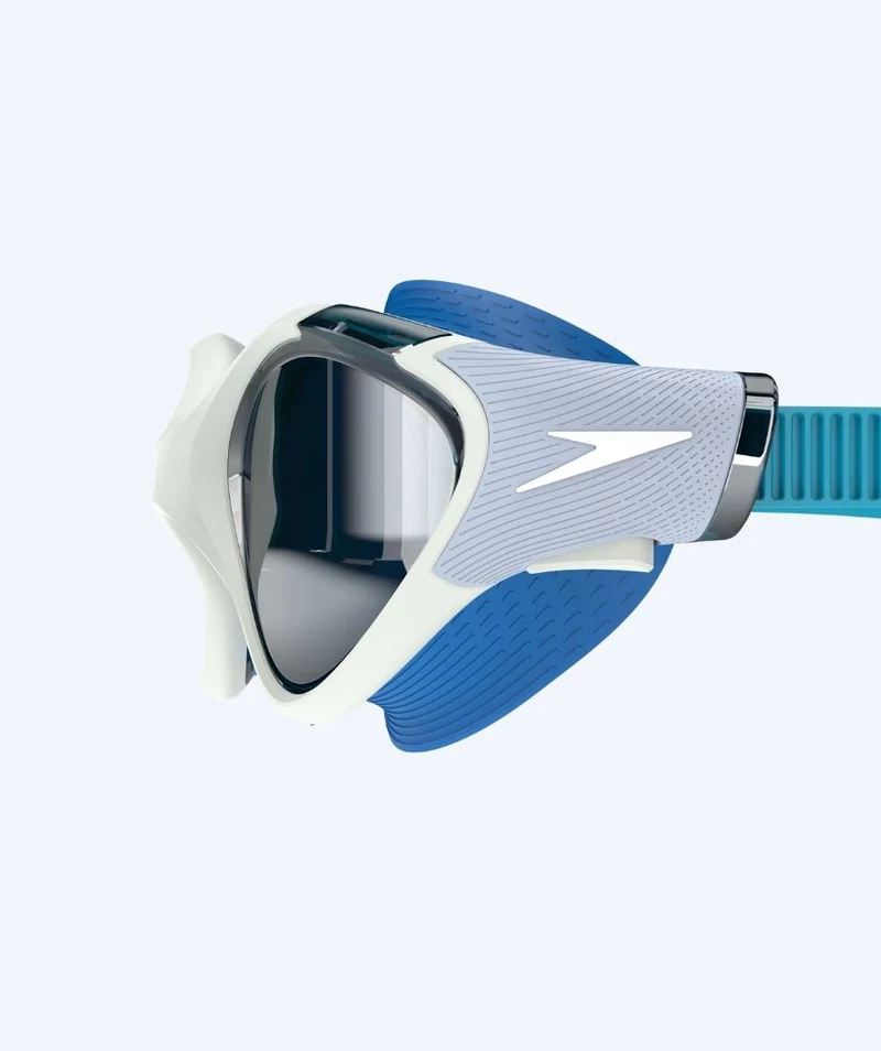 Speedo Schwimmbrille für Damen - Biofuse 2.0 Mirror - Dunkelblau/Hellblau