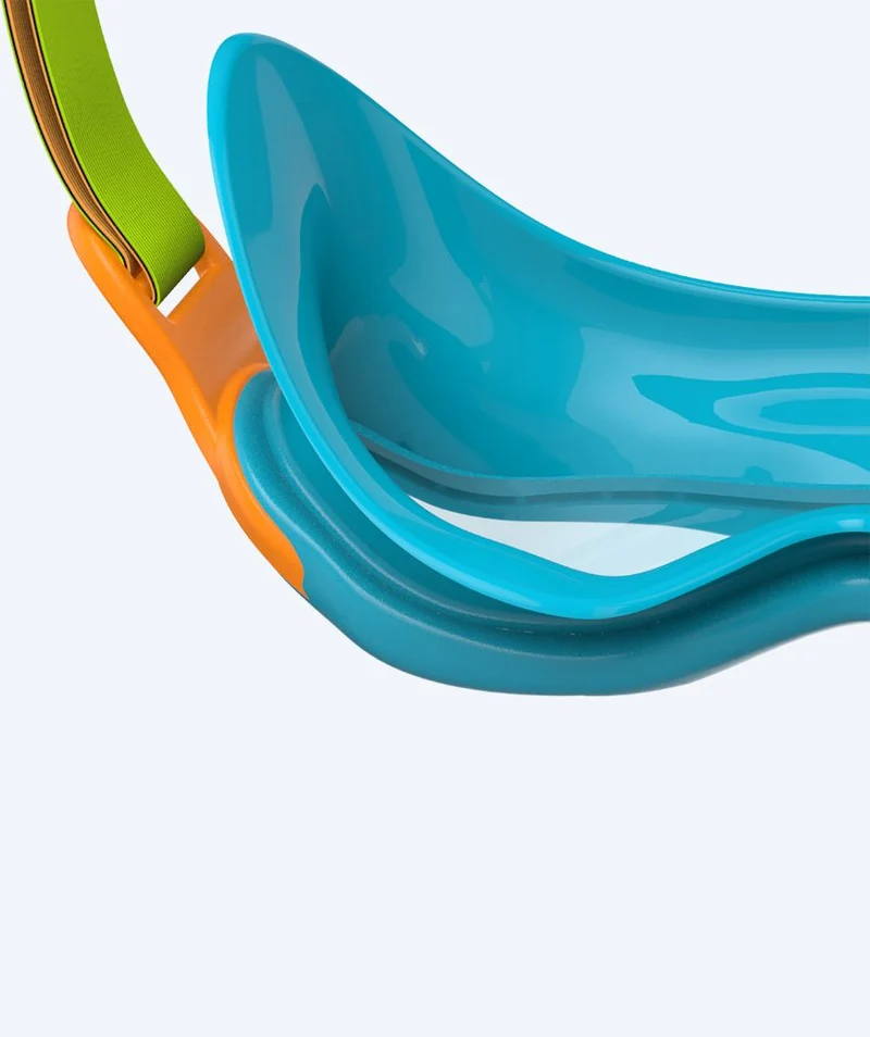 Speedo Schwimmbrille für Kinder (1-3) - Sea Squad Mask - Hellblau/Hellgrün