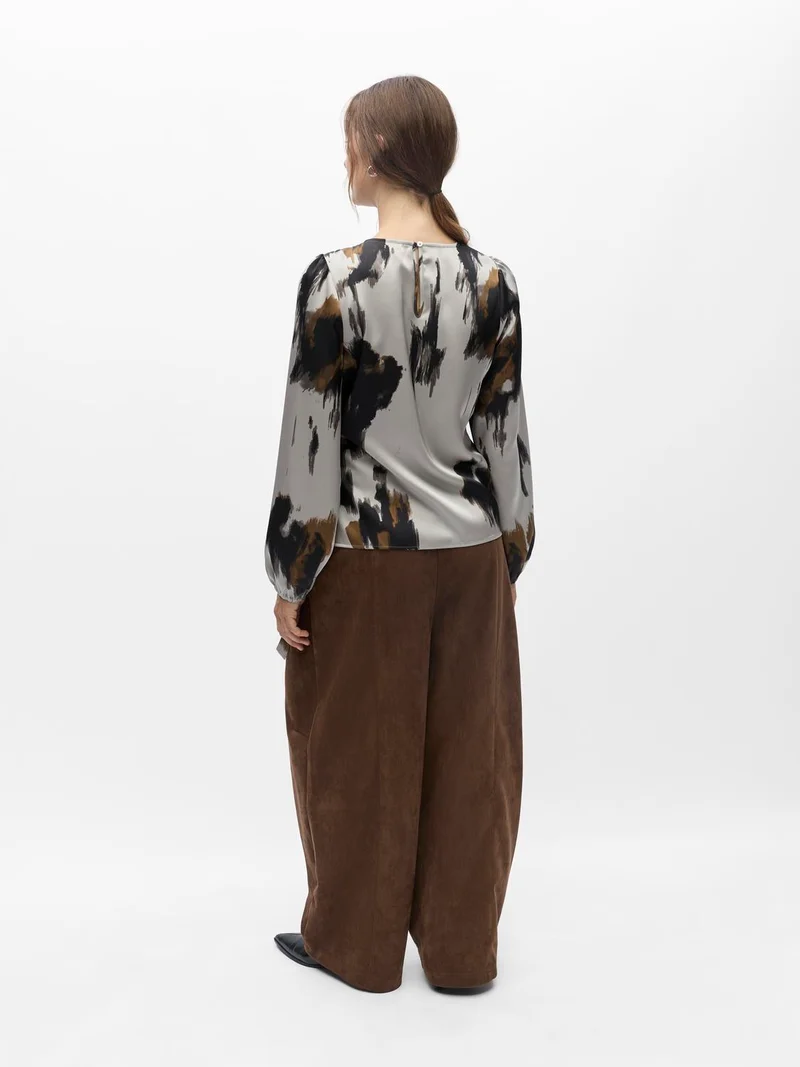 OBJCHILLI L/S RE O-NECK TOP
