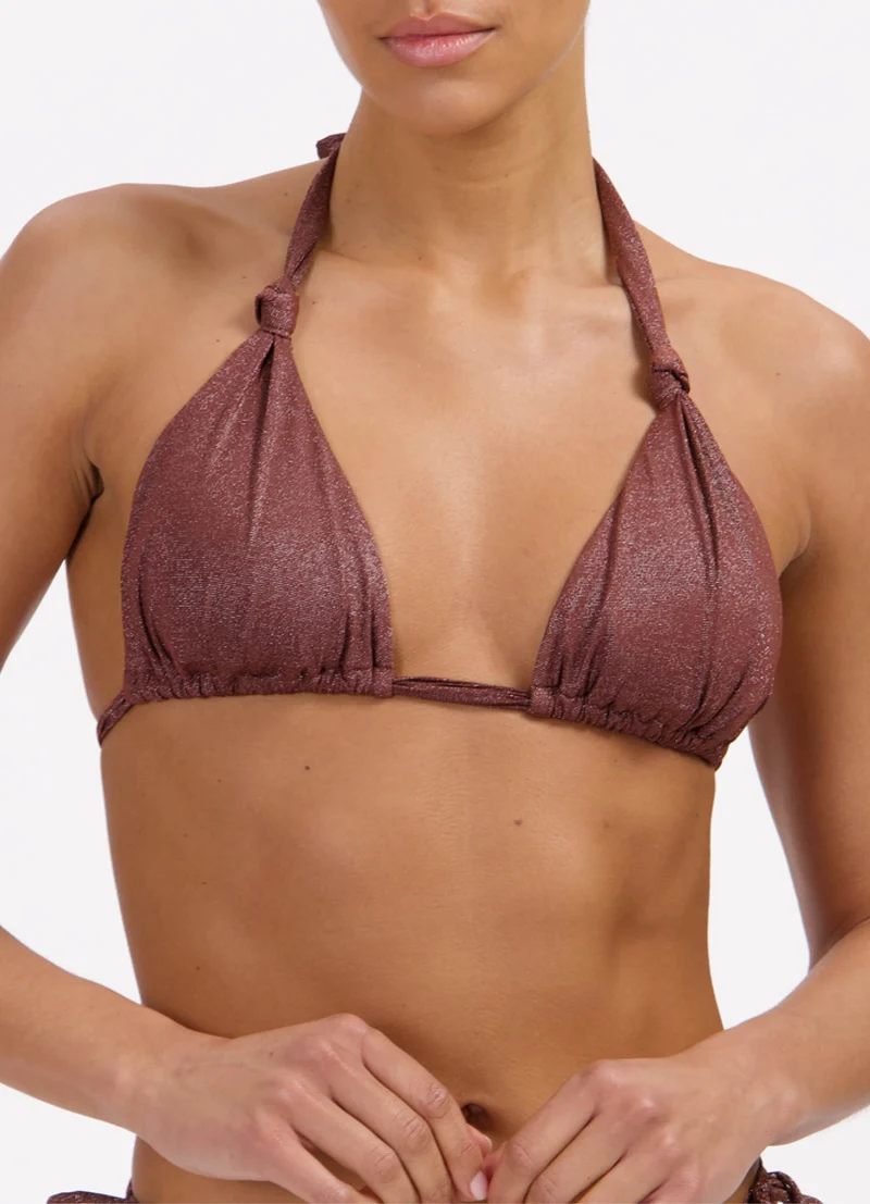 Raisin Glitter triangel bikinitop