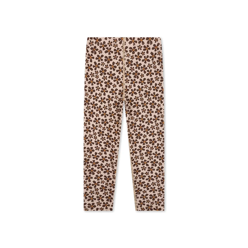 UV Legging - Girls - Orange - Wild Flowers