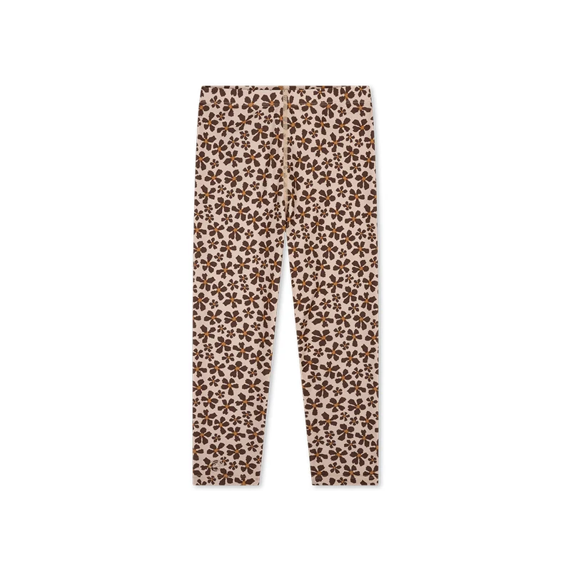 UV Legging - Girls - Orange - Wild Flowers