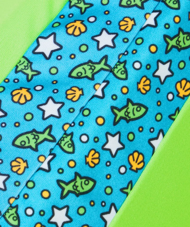 Speedo Neoprenanzug für Kinder (2-6) - Grün/Blau
