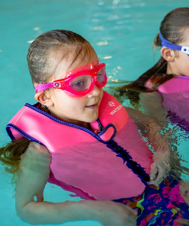 Watery Schwimmbrille für Kinder - Mantis 2.0 - Rosa (Smoke Scheiben)