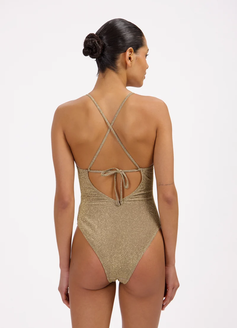 Gold Glitter trend badpak