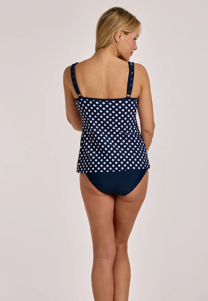 Navy Dots Tankini Set