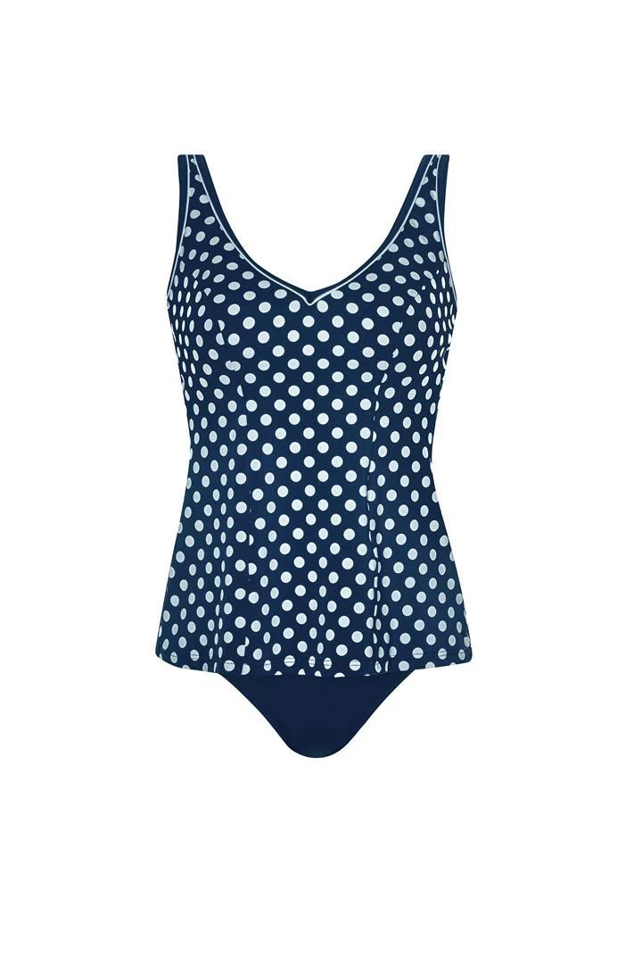 Navy Dots Tankini Set
