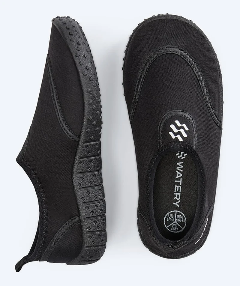 Watery Schwimmschuhe für Kinder - Rocky - Schwarz