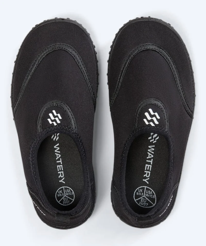 Watery Schwimmschuhe für Kinder - Rocky - Schwarz