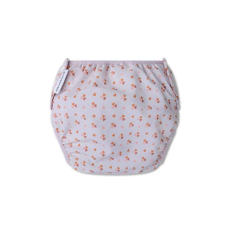 Swim Diaper - Old Pink - Cozy Hearts