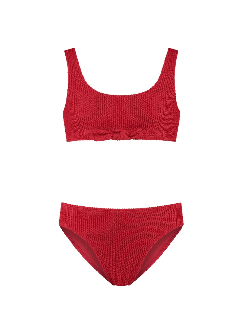 Kids Lipstick Red sporty bikiniset