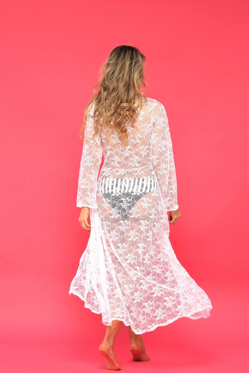 Witte Strandjurk Dames Garotas | Luchtige Beach Dress Cover-Up