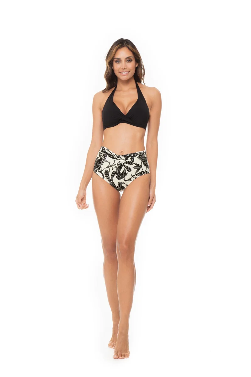 Zwarte Push-Up Bikini Top Dames - Beugel & Verstelbaar