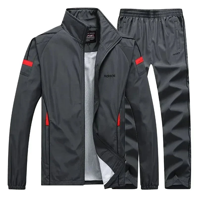 Sportanzug-Set für Herren – Joggingjacke und Trainingshose für den Herbst