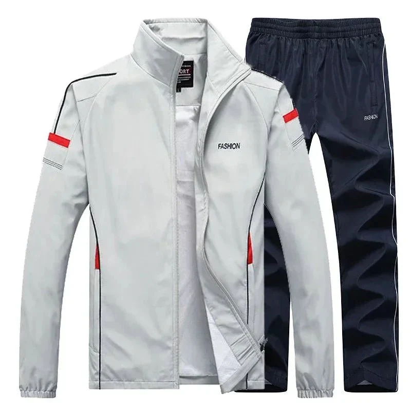 Sportanzug-Set für Herren – Joggingjacke und Trainingshose für den Herbst