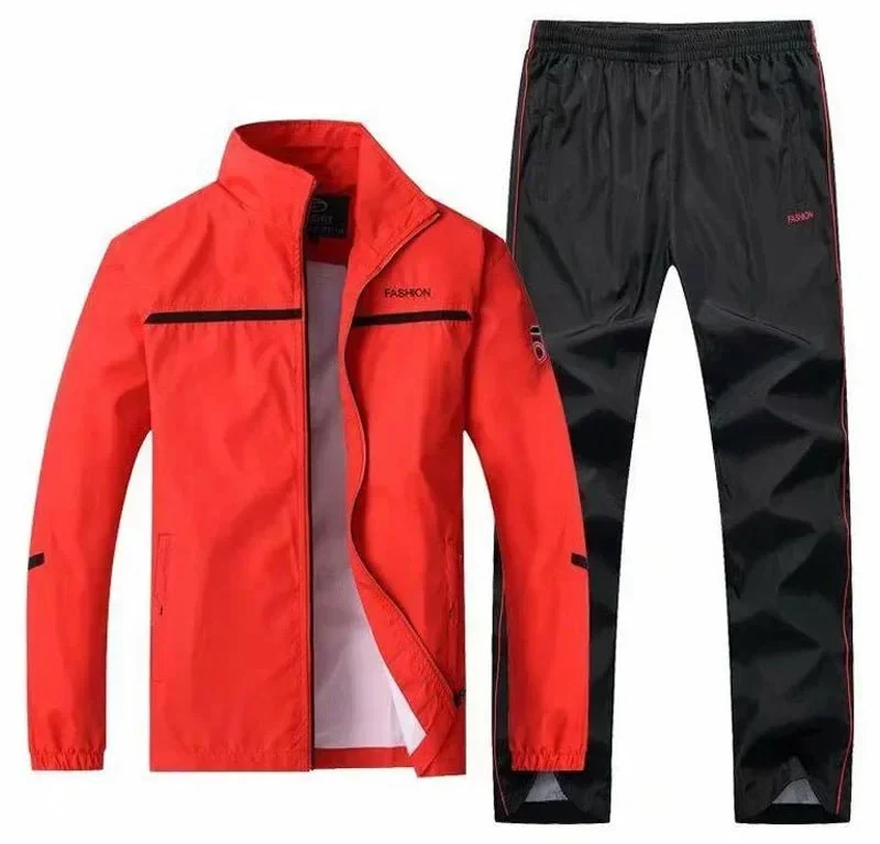 Sportanzug-Set für Herren – Joggingjacke und Trainingshose für den Herbst